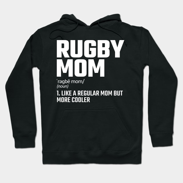 rugby mom Hoodie by Circle Project